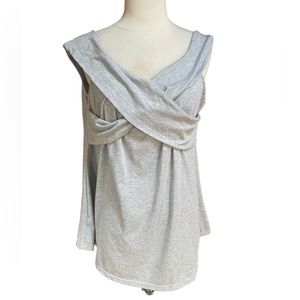 Fashion Cotton/Poly‎ Blend Sleeveless Top